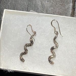 Sterling silver dangly earrings